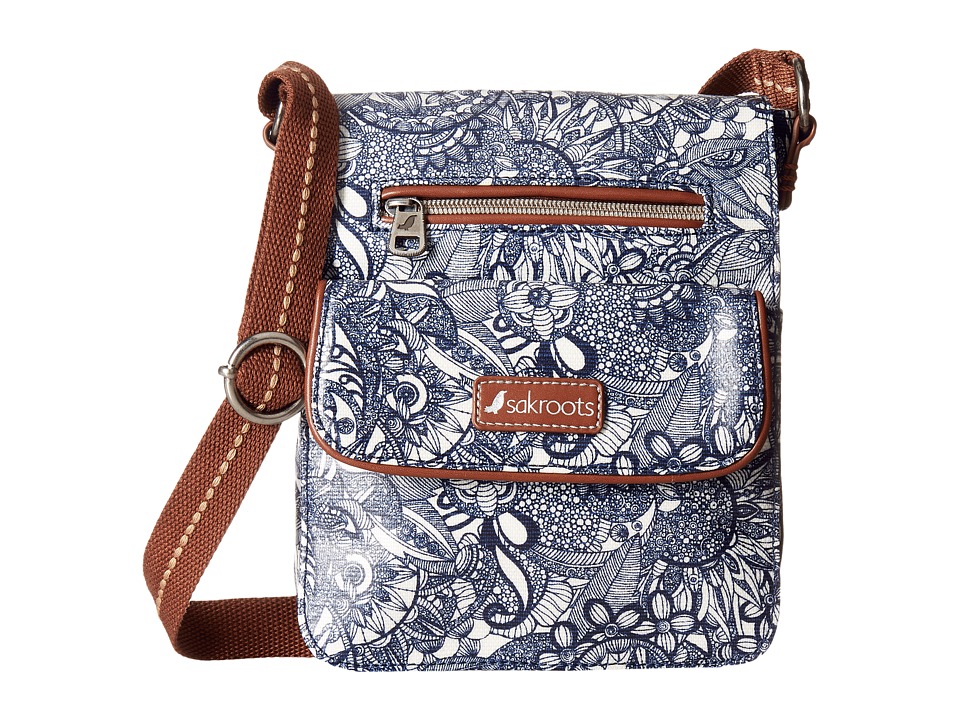 Sakroots - Artist Circle Small Flap (Navy Spirit Desert) Cross Body Handbags