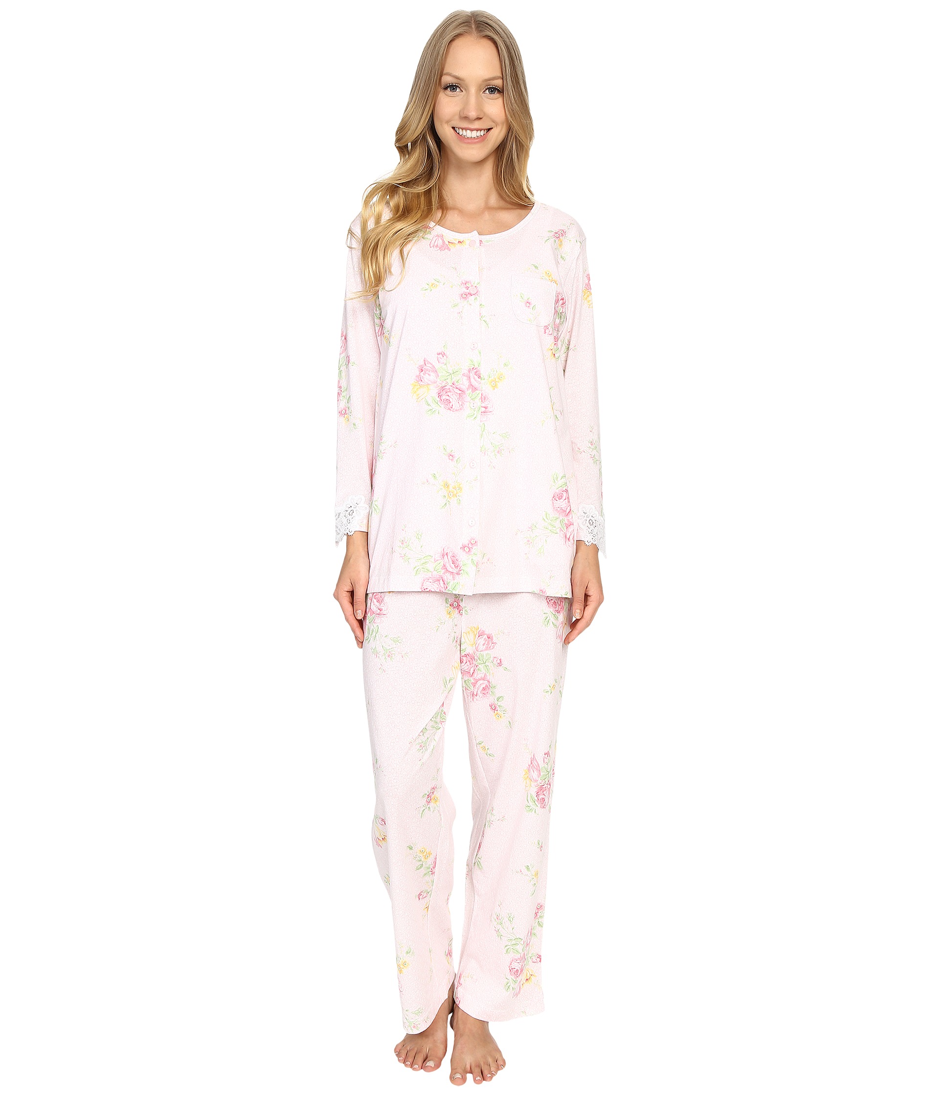 Carole Hochman Three-Piece Capris Pajama Set - Zappos.com Free Shipping ...