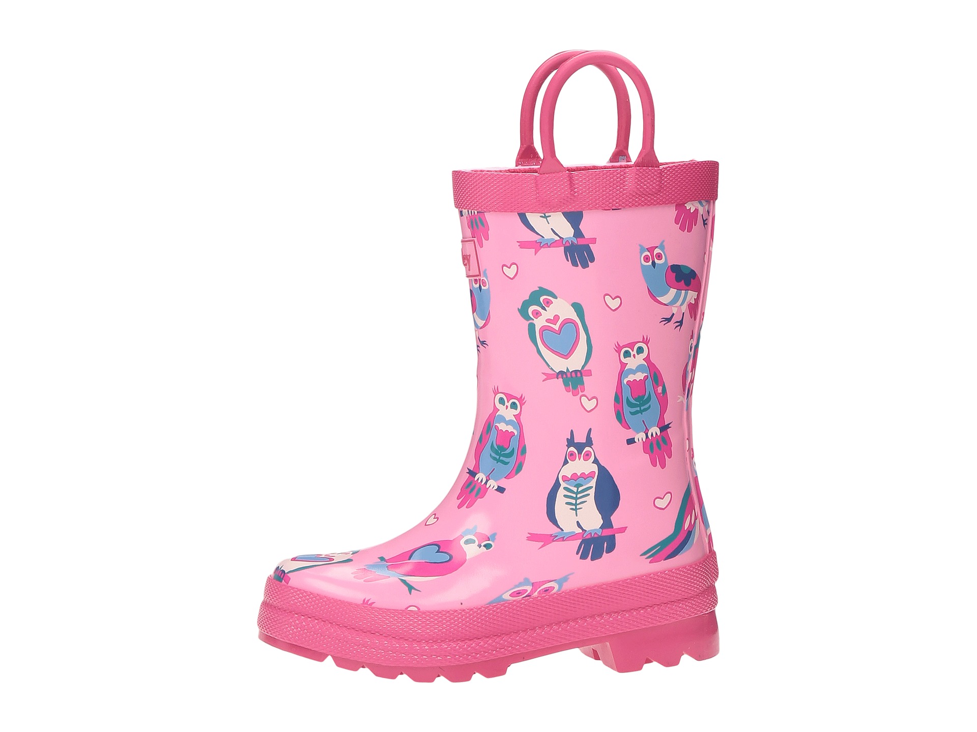 owl rain boots womens