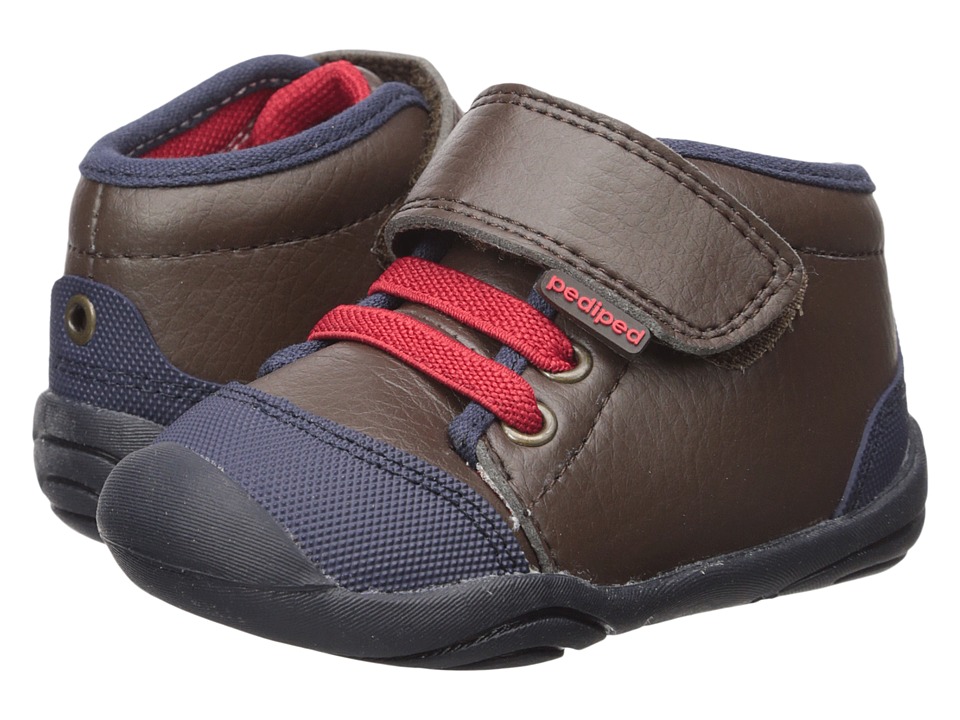 pediped - Jay Grip n Go (Toddler) (Brown) Boys Shoes
