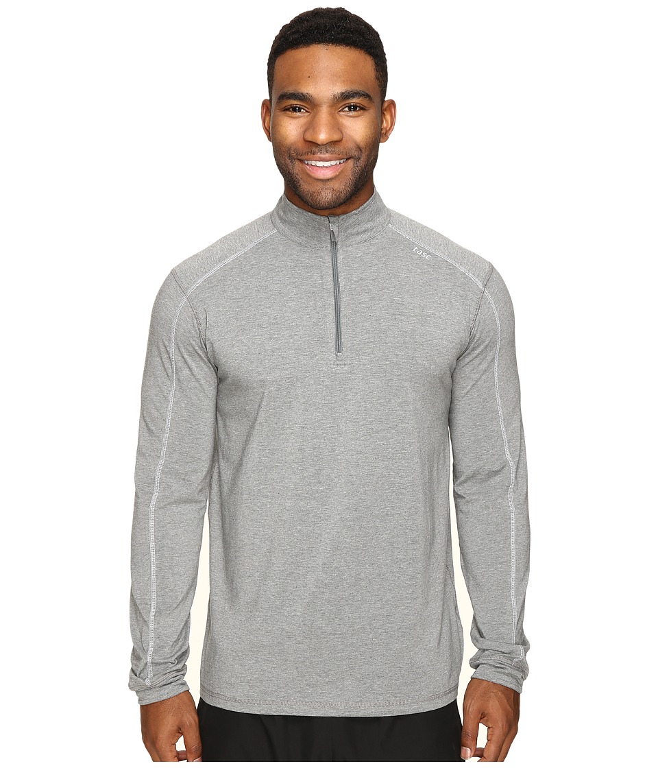 tasc Performance Carrollton 1/4 Zip (Heather Gray/Pale Gray) Men