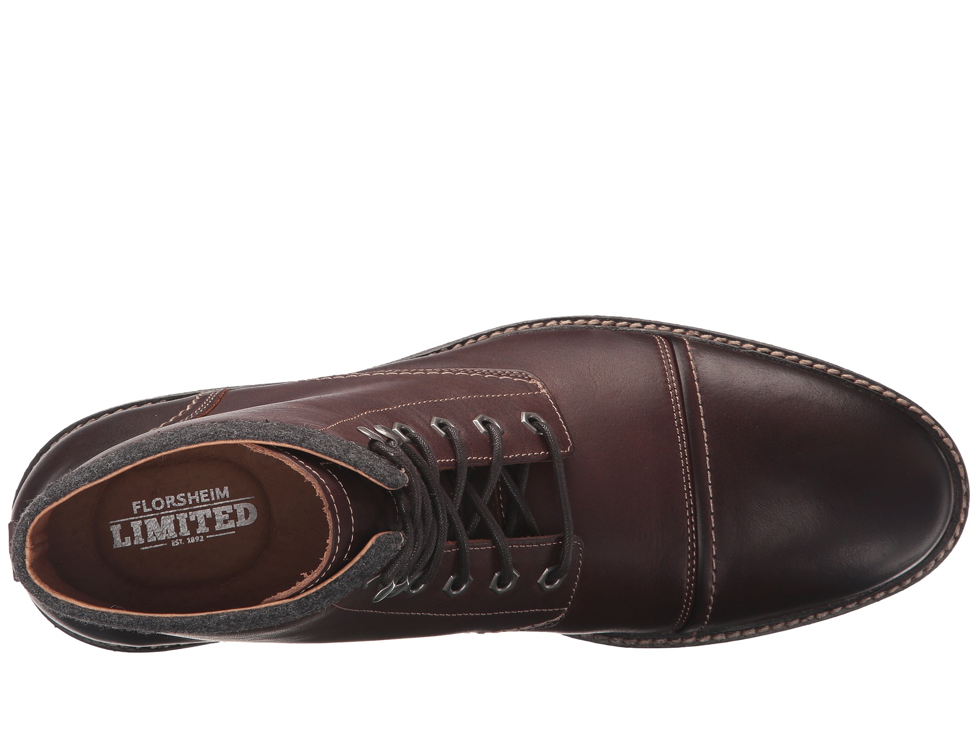 florsheim cap toe boot