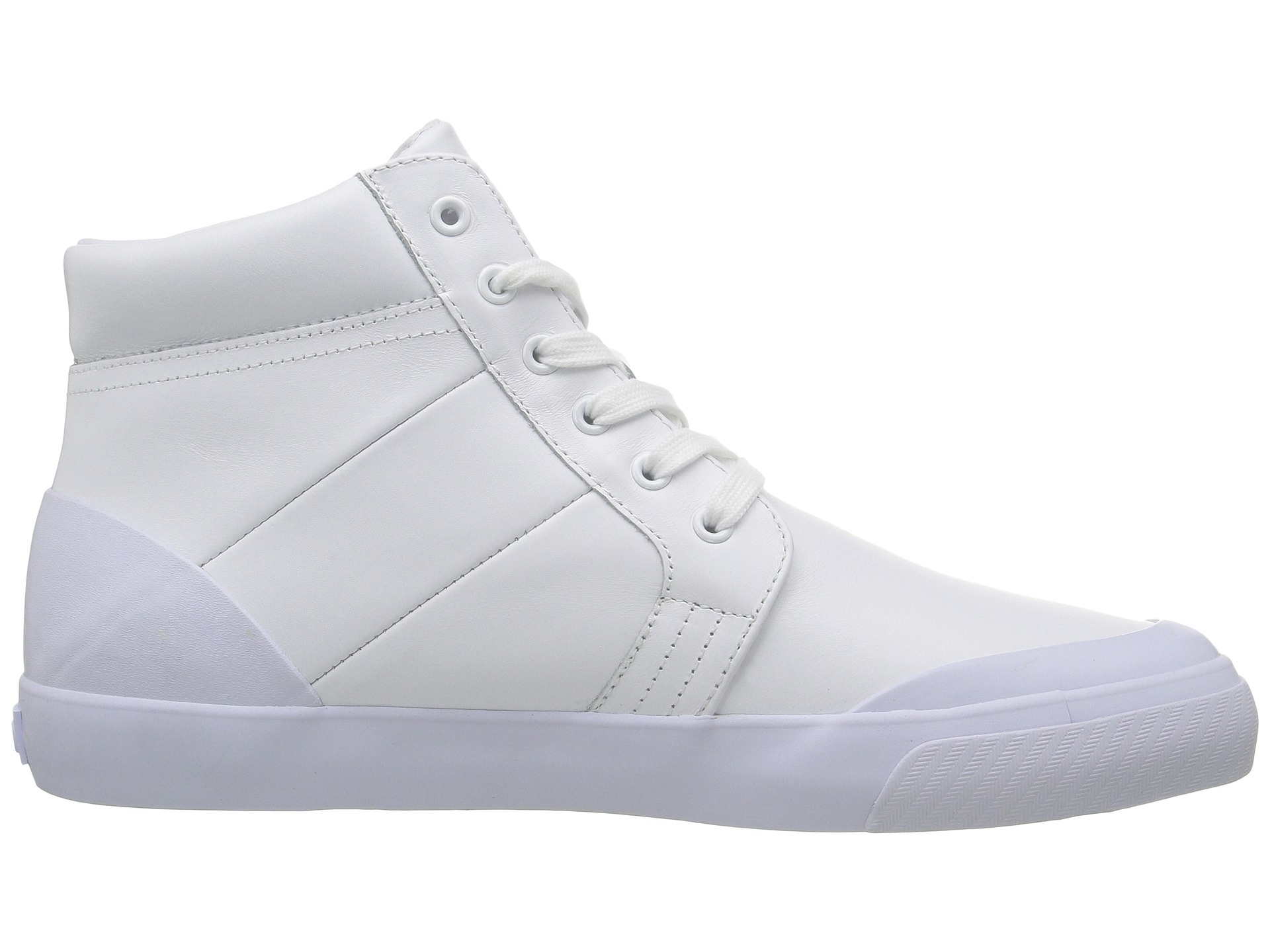 Polo Ralph Lauren Isaak White Smooth Sport Leather - Zappos.com Free ...