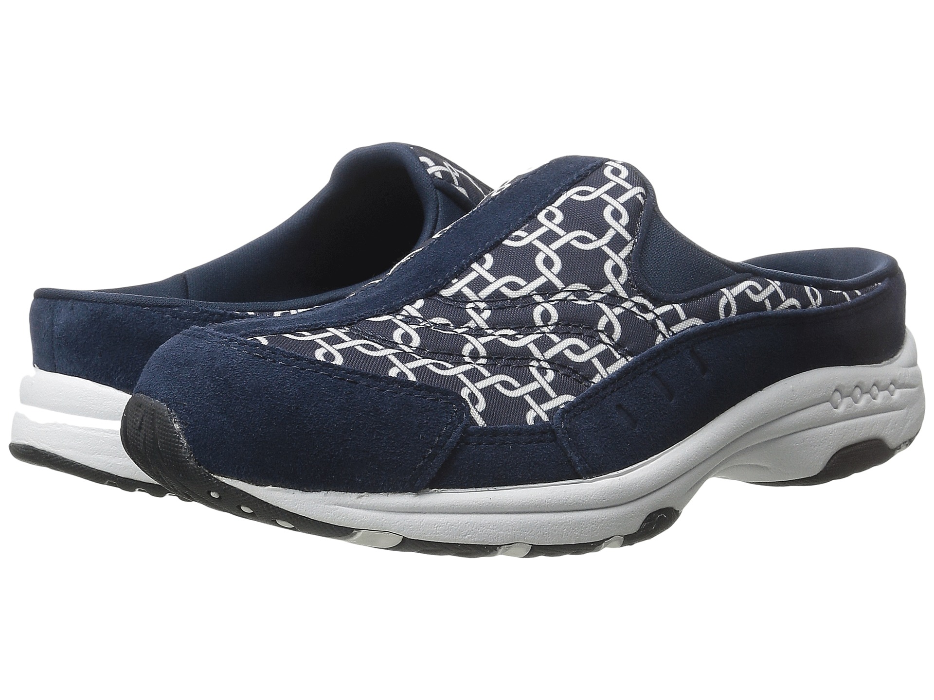 Easy Spirit Traveltime 219 Navy/Blue Multi Suede - Zappos.com Free ...