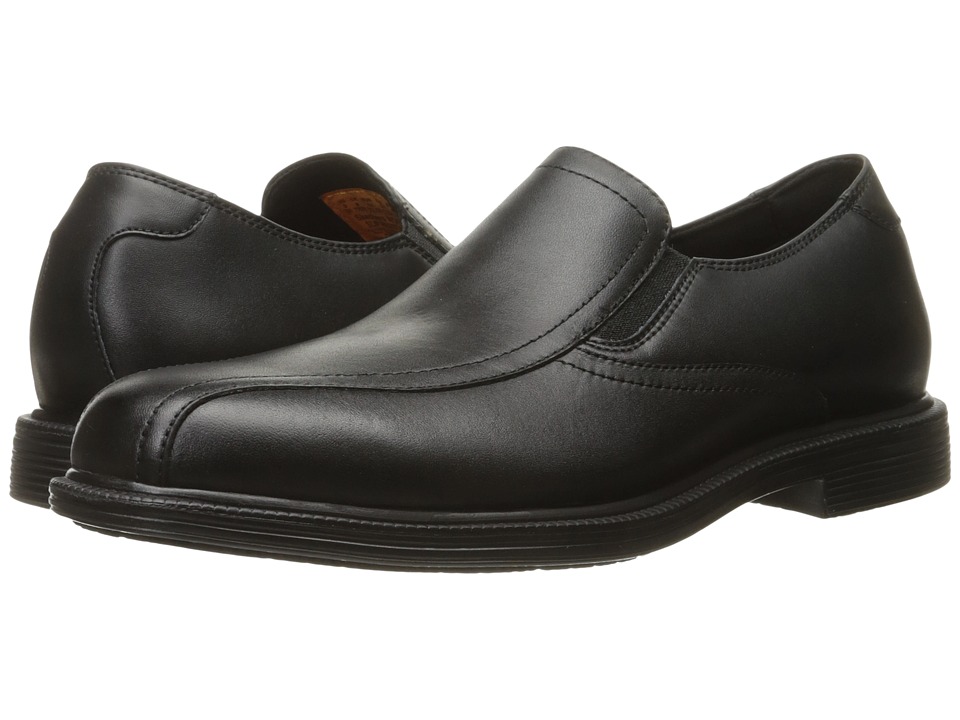 skechers mens black leather boots