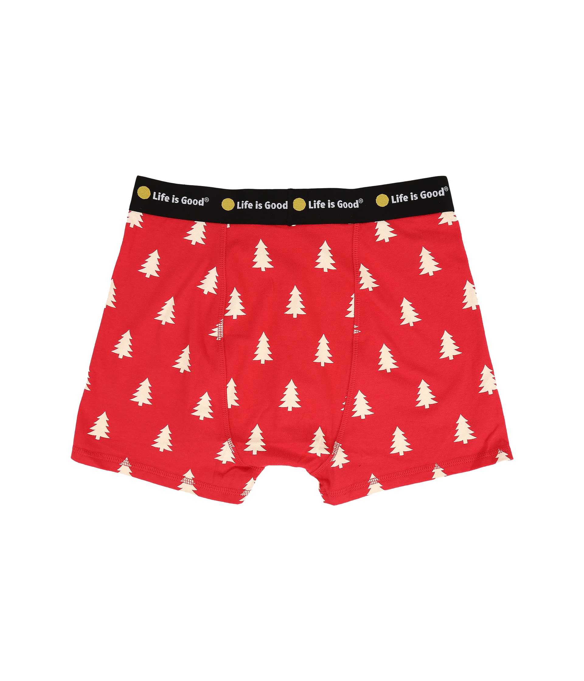 Life is good Pine Trees Boxer Brief Set Simply Red/Natural Green ...