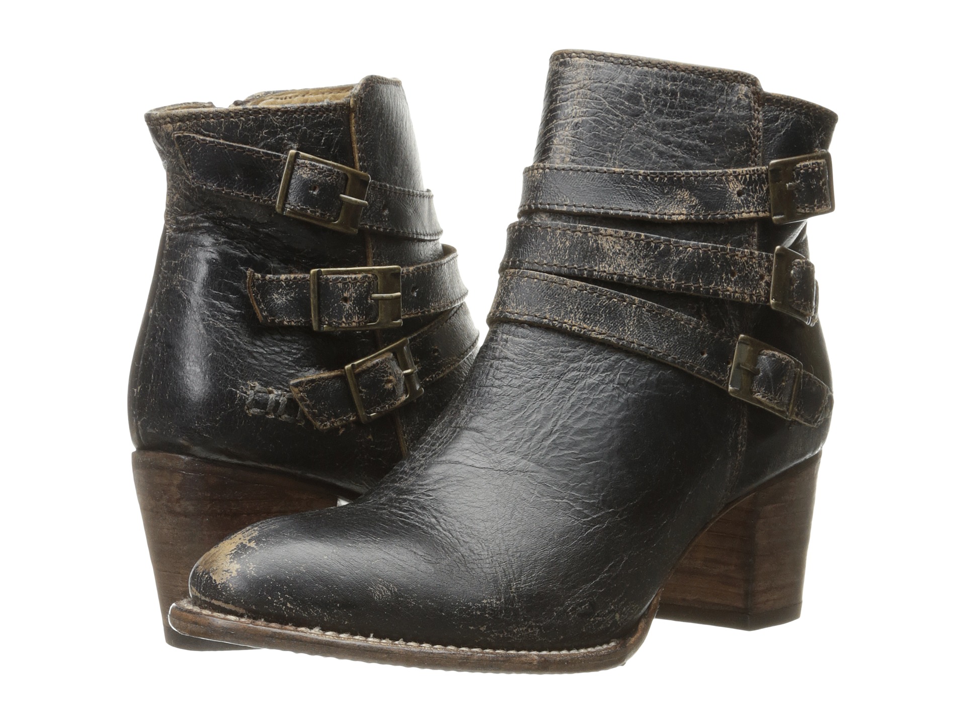 Bed Stu Begin Black Lux Leather - Zappos.com Free Shipping BOTH Ways