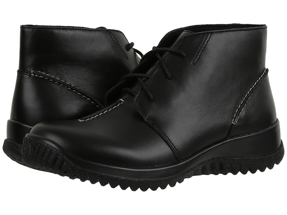 Drew Krista (Black Smooth Leather)