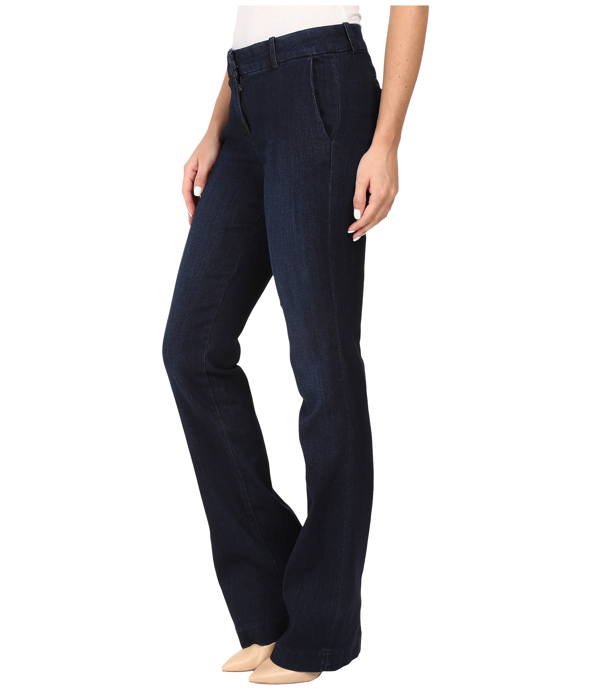 KUT from the Kloth Athena Slash Pocket Flare Jeans in Champion w/ Euro ...