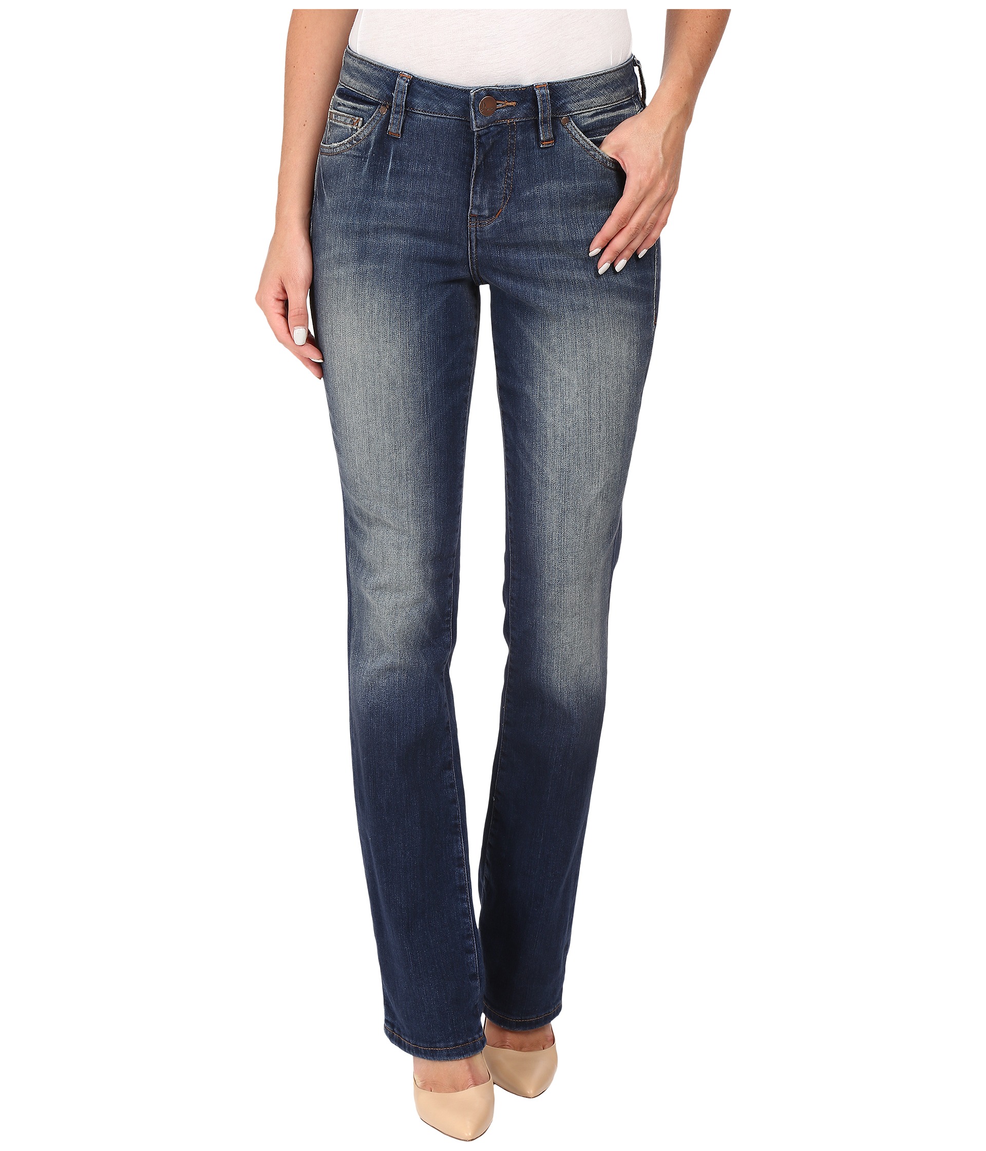 Jag Jeans Atwood Boot Platinum Denim in Soho at Zappos.com