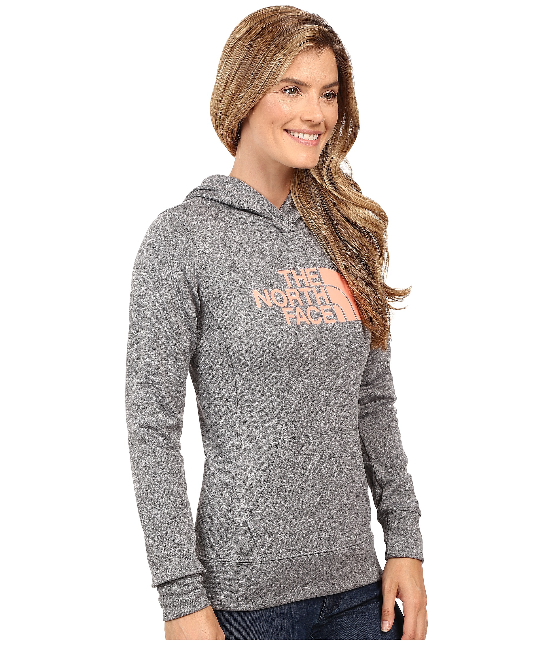 The North Face Fave Pullover Hoodie TNF White/TNF White Multi - Zappos ...
