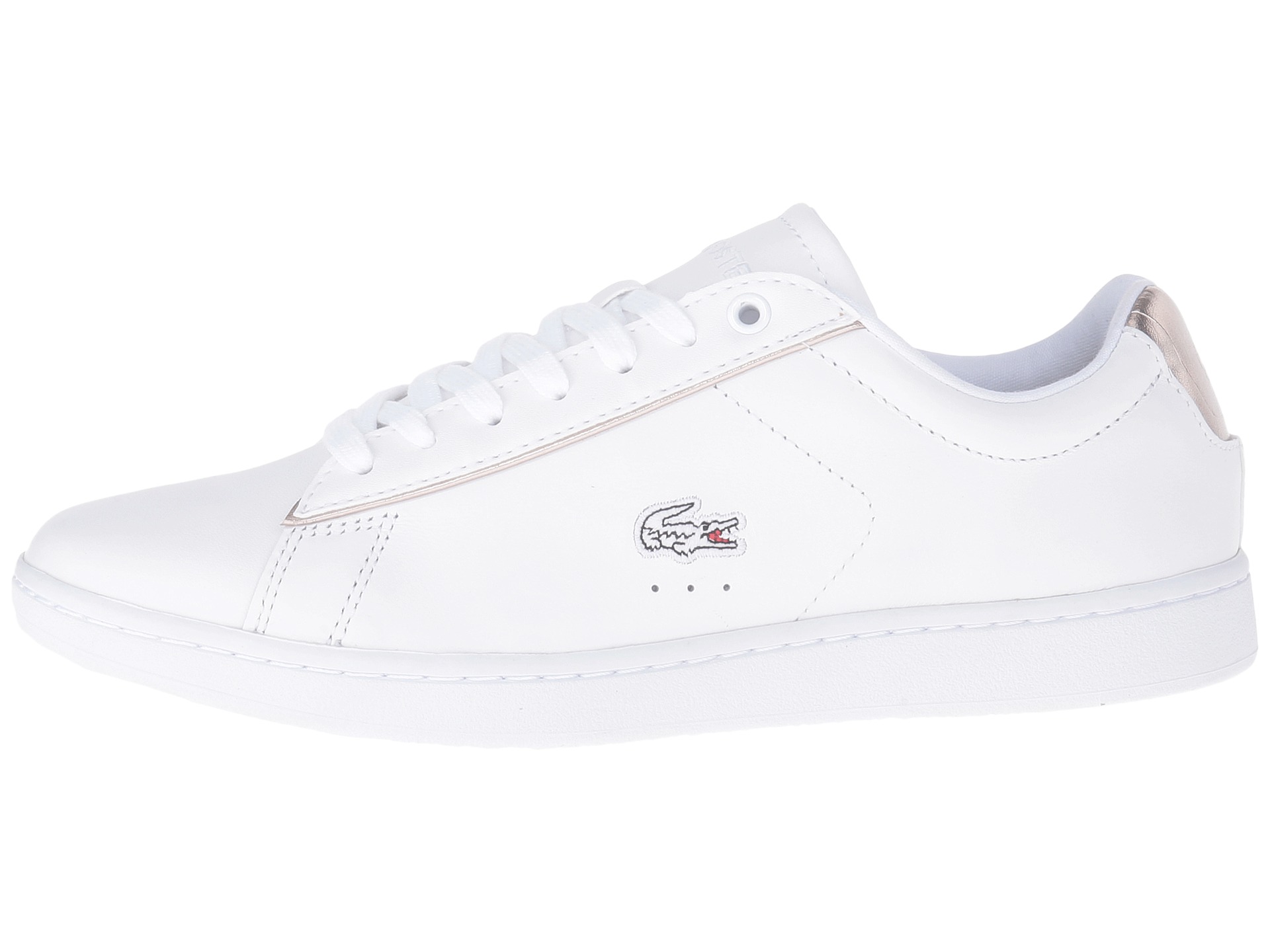 lacoste carnaby evo women's white