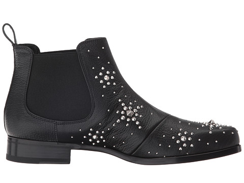 alexander mcqueen embellished leather ankle boots