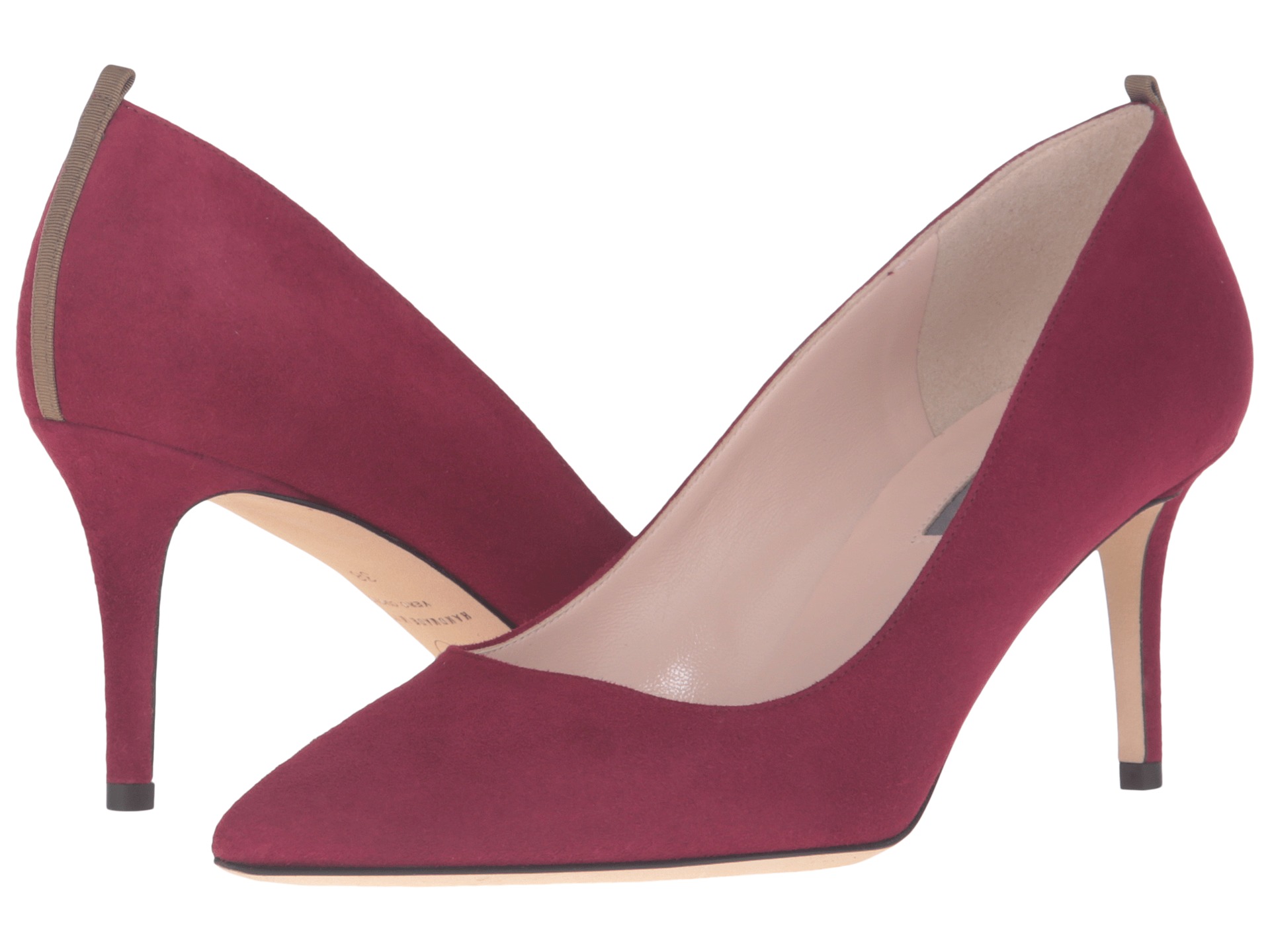 red sequin stilettos