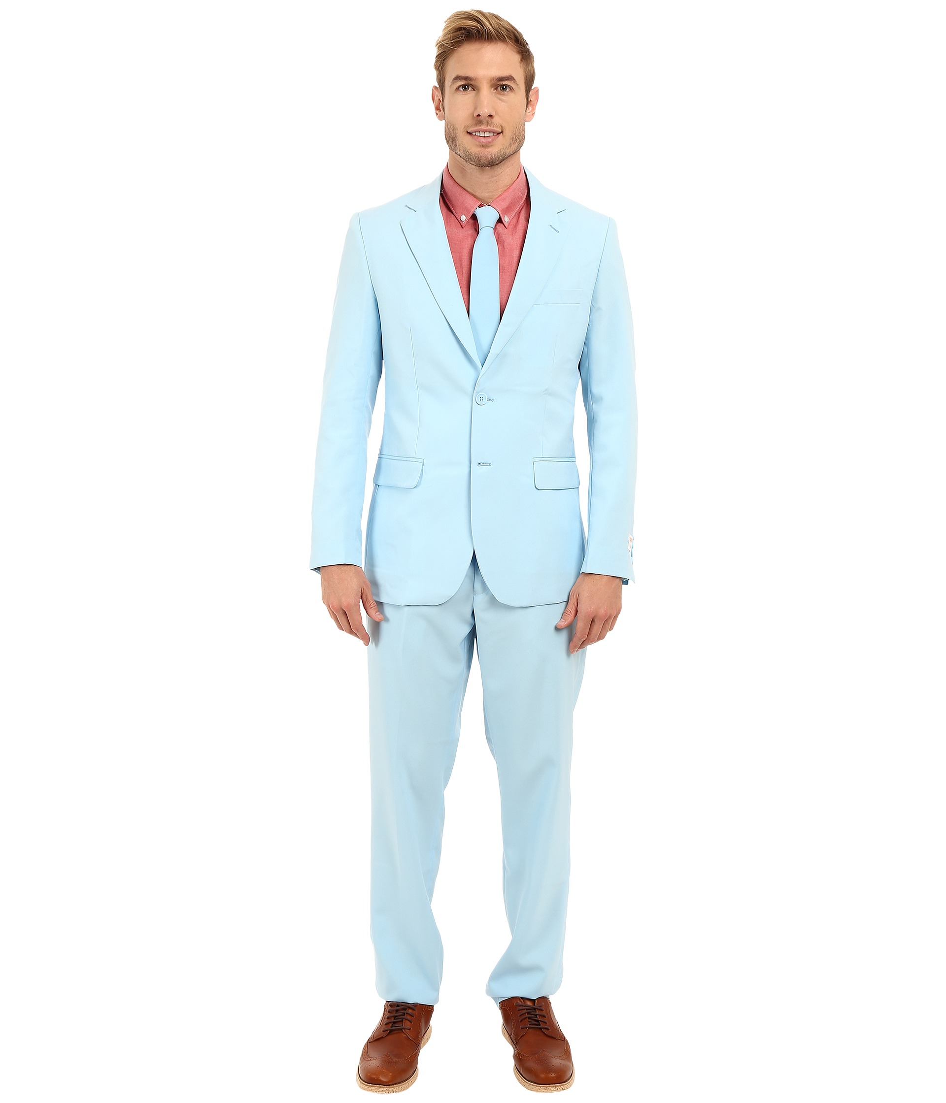 OppoSuits Cool Blue Suit Light/Pastel Blue - Zappos.com Free Shipping ...
