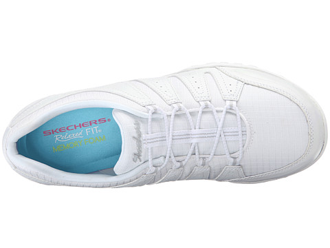 skechers white breathe easy