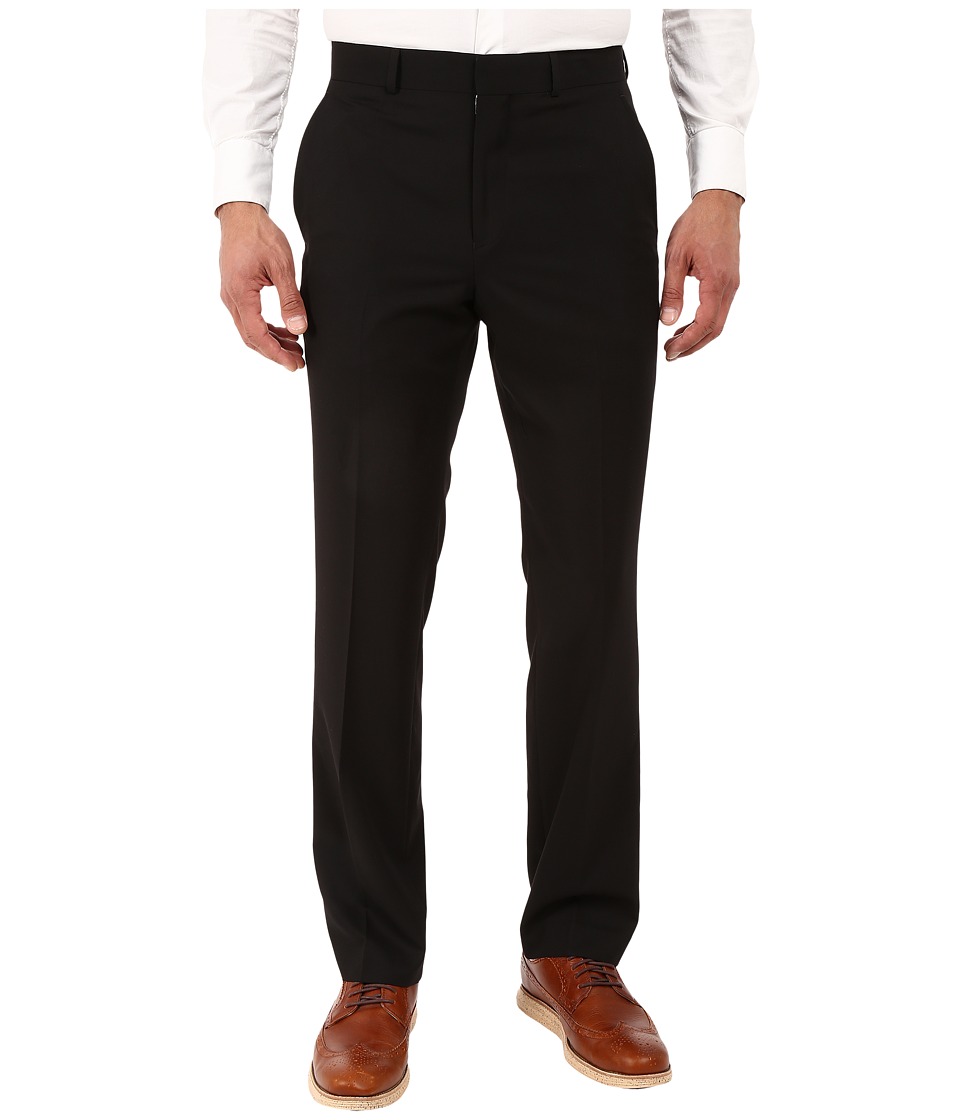 Kenneth Cole Reaction - Slim Fit Separate Pants (Black) Mens Dress Pants