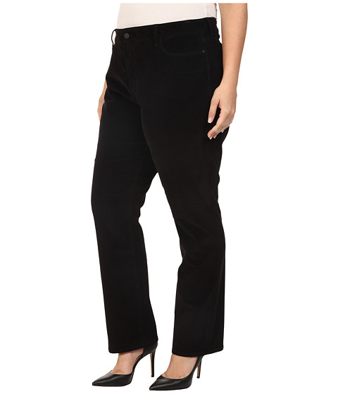 NYDJ Plus Size Plus Size Marilyn Straight Jeans in Corduroy in Black at ...