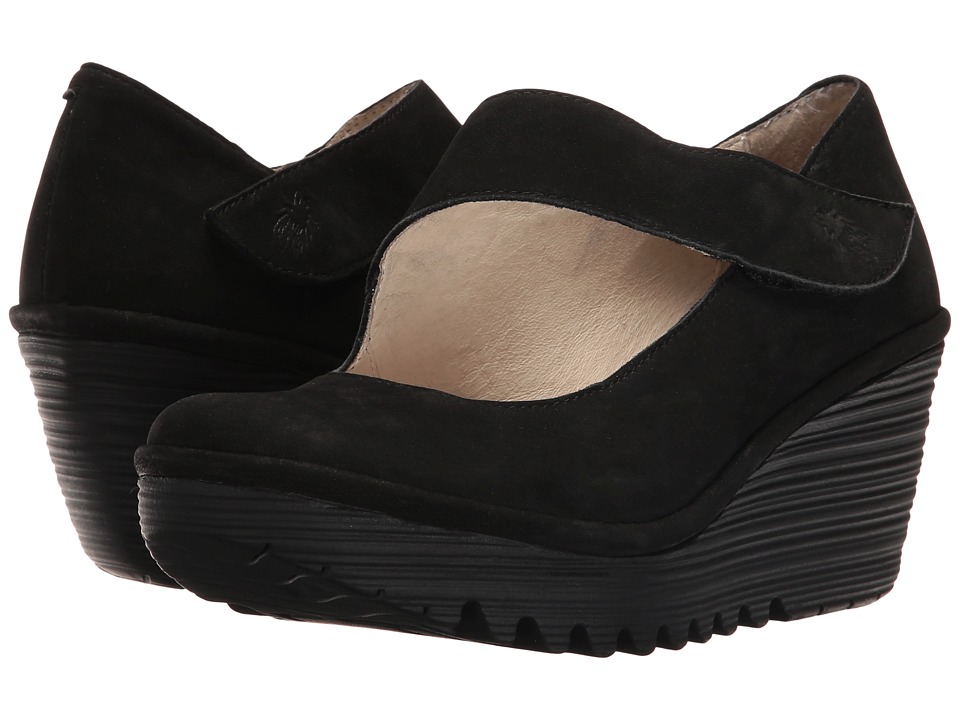 FLY LONDON Yasi682Fly (Black Cupido) Women's Shoes