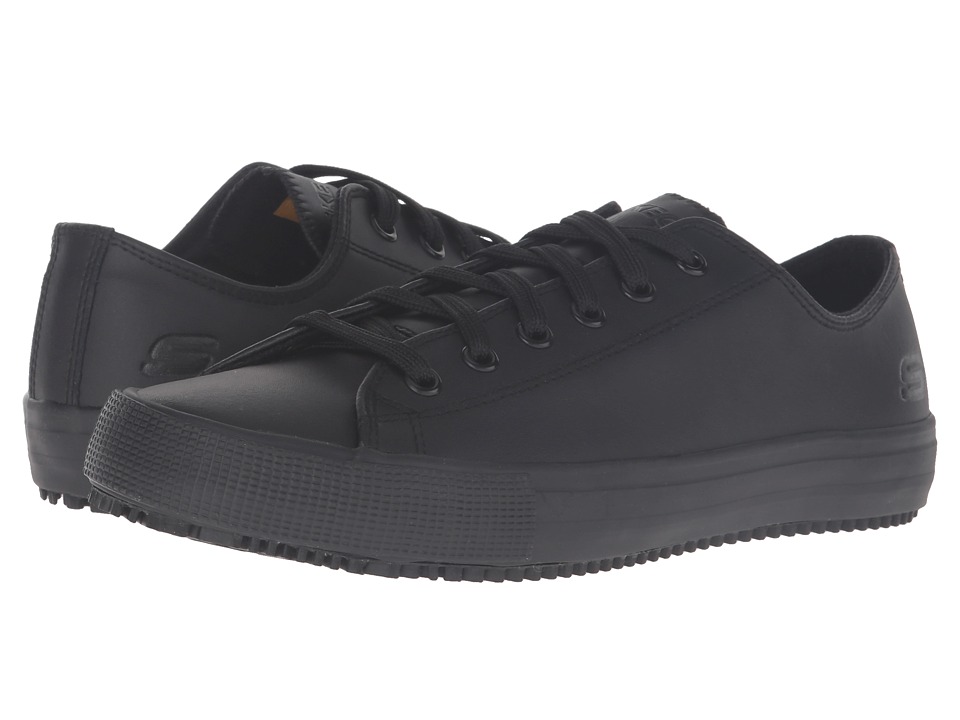 SKECHERS Work Arispel (Black Leather)