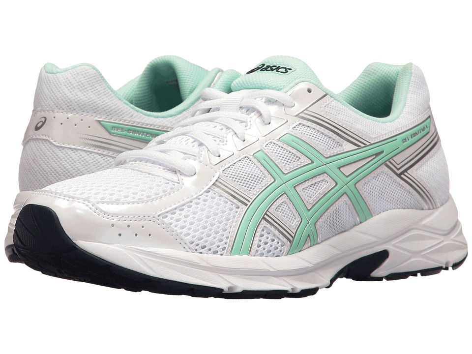 ASICS GEL-Contend 4 (White/Bay/Silver) Women's Running Shoes