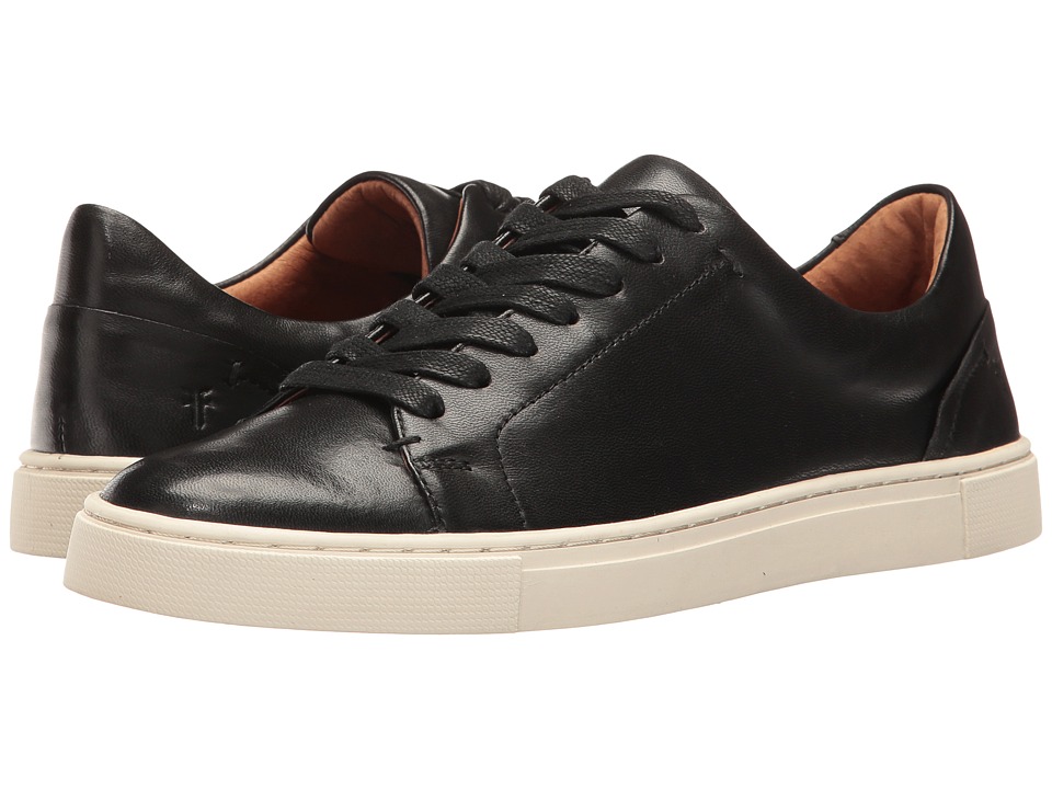 Frye Ivy Low Lace (Black Soft Nappa Lamb)