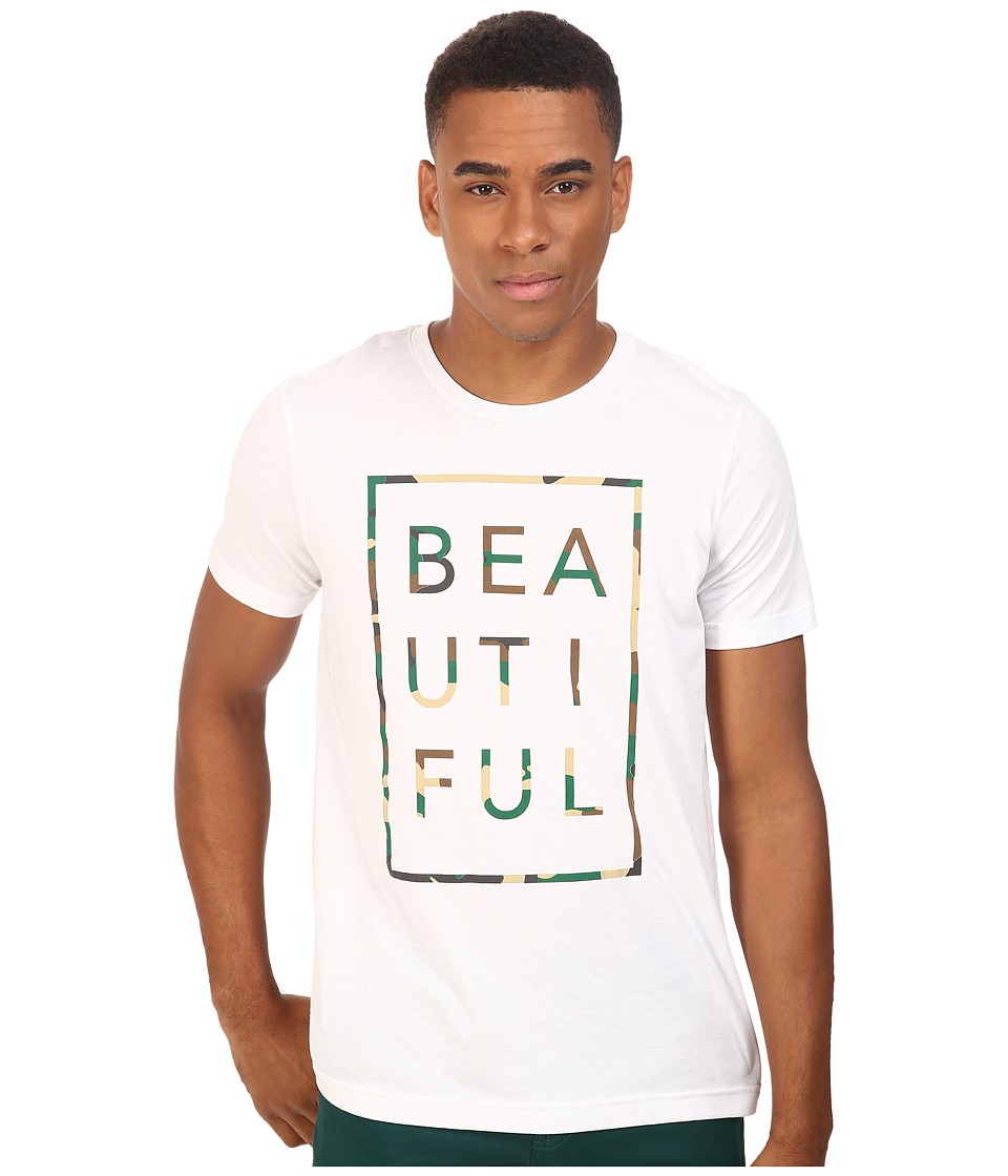 Life is Beautiful - Beautiful Box - Crew Neck Tee (White/Camo) T Shirt