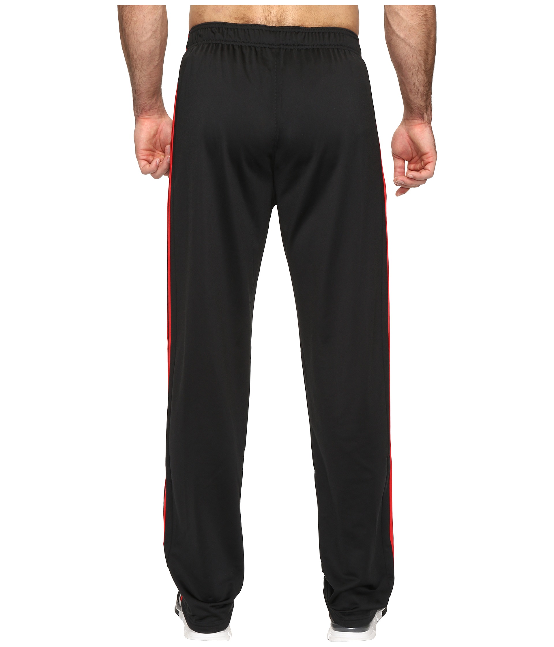 adidas Essential Track Pants - Big & Tall Black/Scarlet - Zappos.com ...
