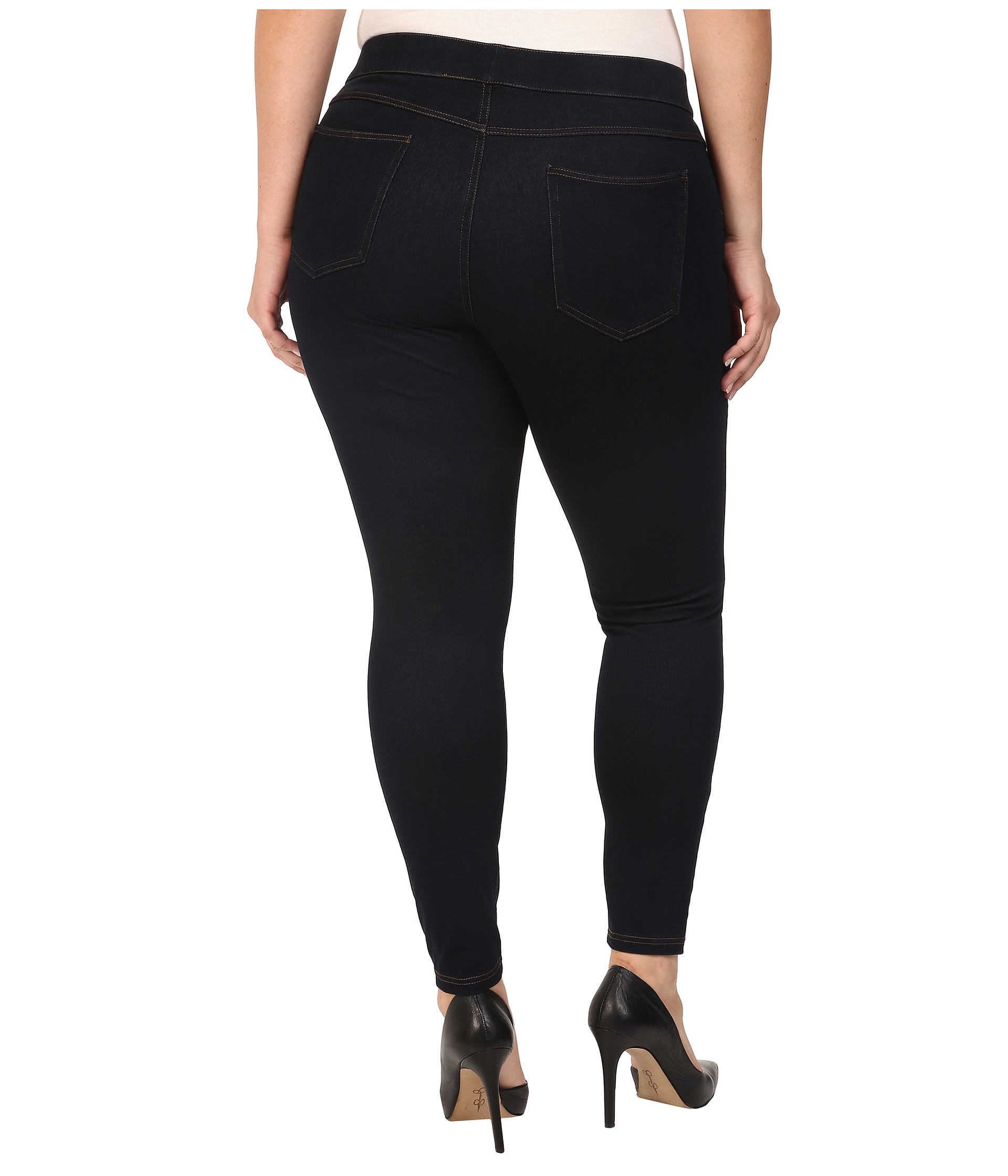 HUE Plus Size Curvy Fit Jeans Leggings at Zappos.com