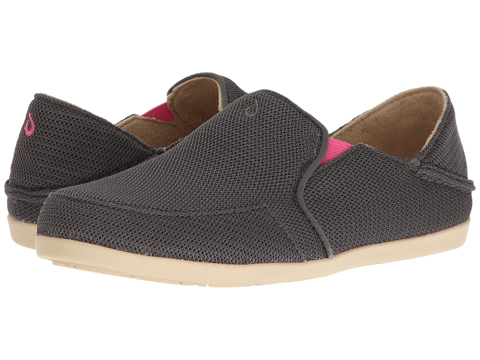 OluKai Waialua Mesh (Dark Shadow/Magenta) Women