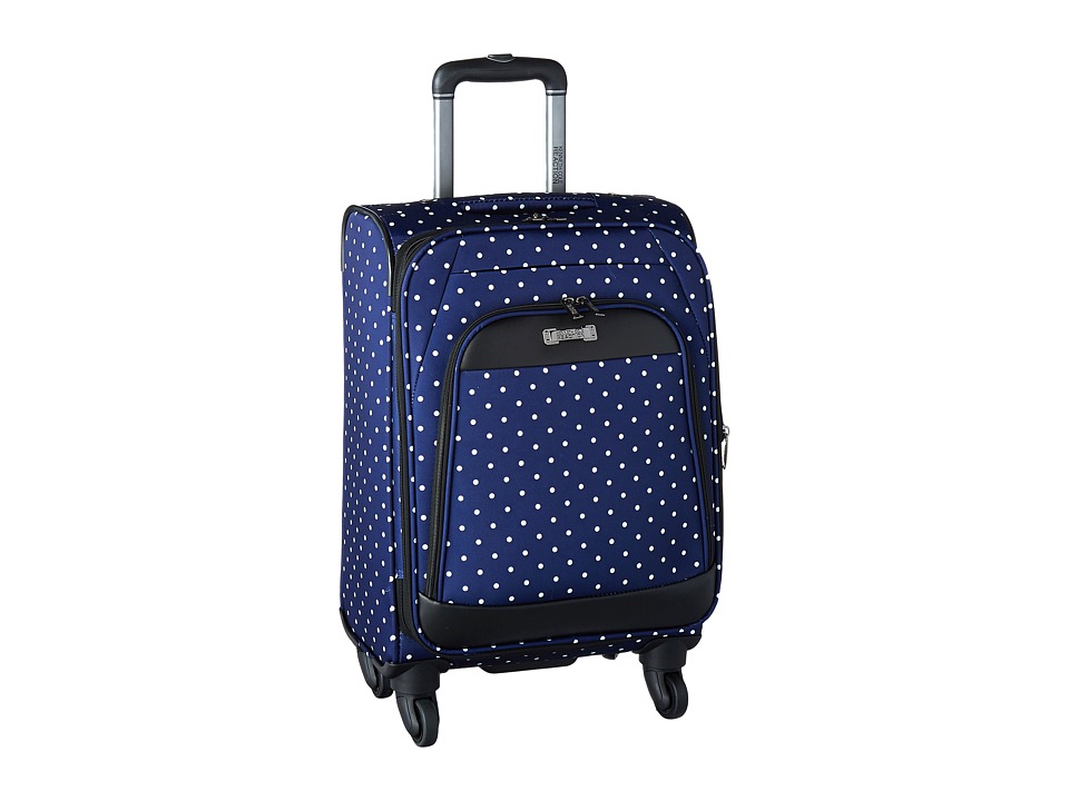 Kenneth Cole Reaction - Dot Matrix Collection - 20 Carry On (Navy/White Dots) Carry on Luggage