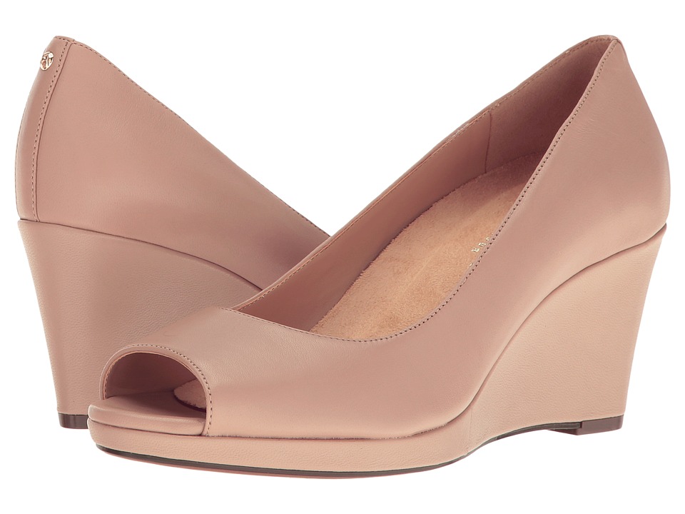 Naturalizer Olivia (Tender Taupe Leather) Wedges