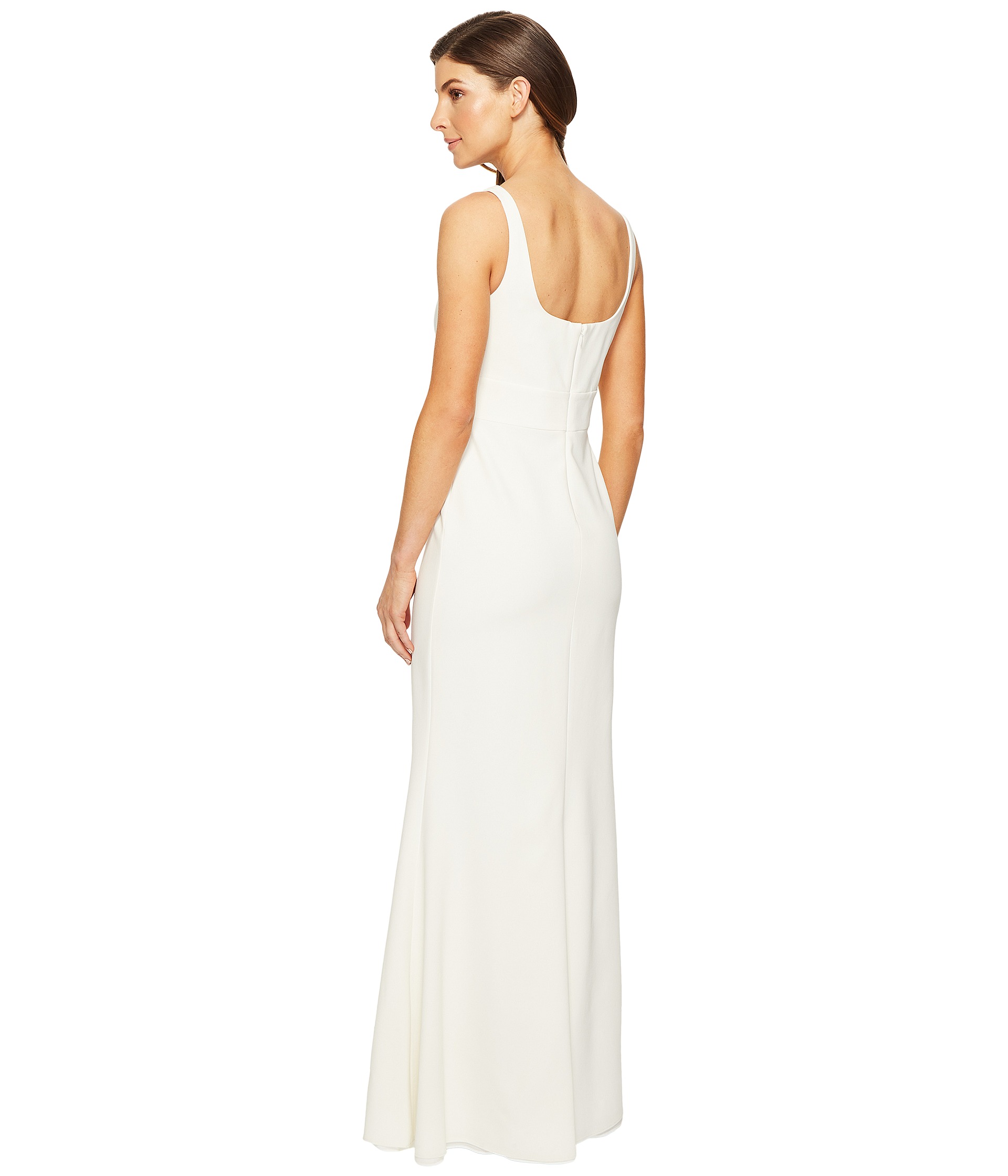 JILL JILL STUART Solid Elastane Gown with Lining Off-White - Zappos.com ...