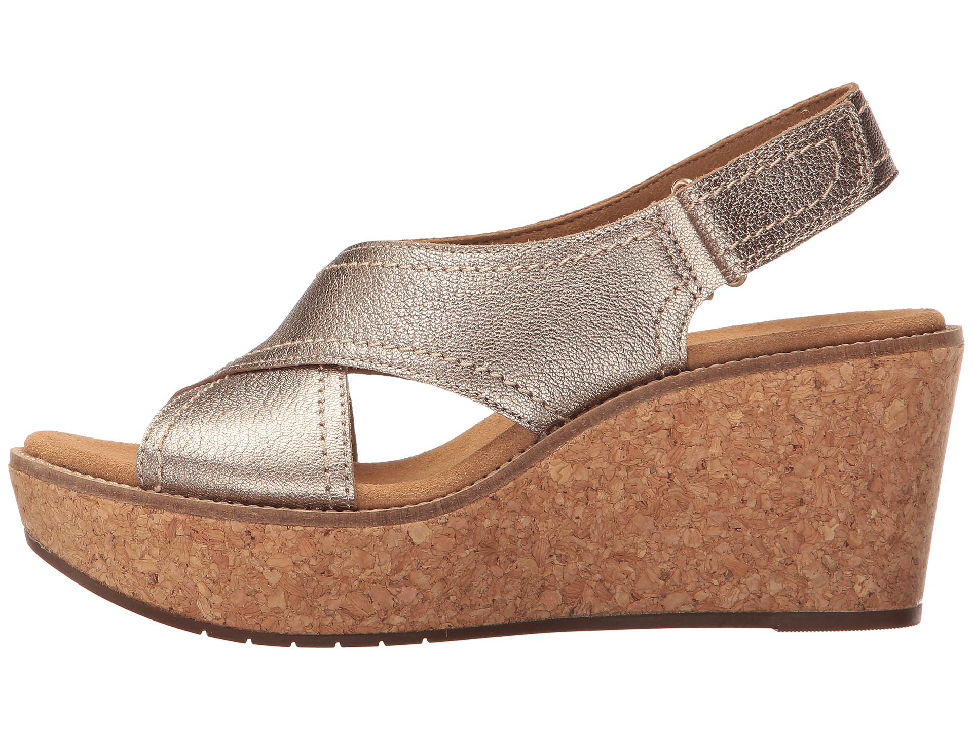 clarks aisley tulip wedge