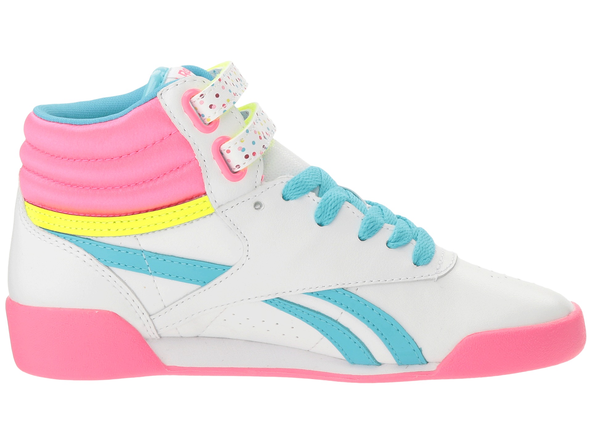 reebok freestyle hi neon