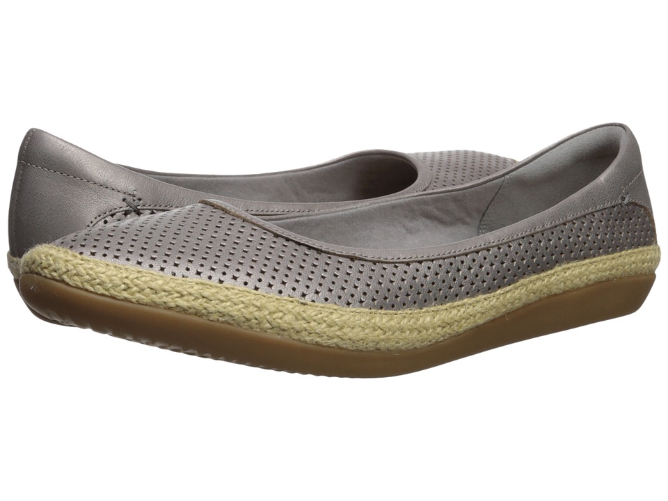 Clarks Danelly Adira (Silver Leather) Women's Shoes