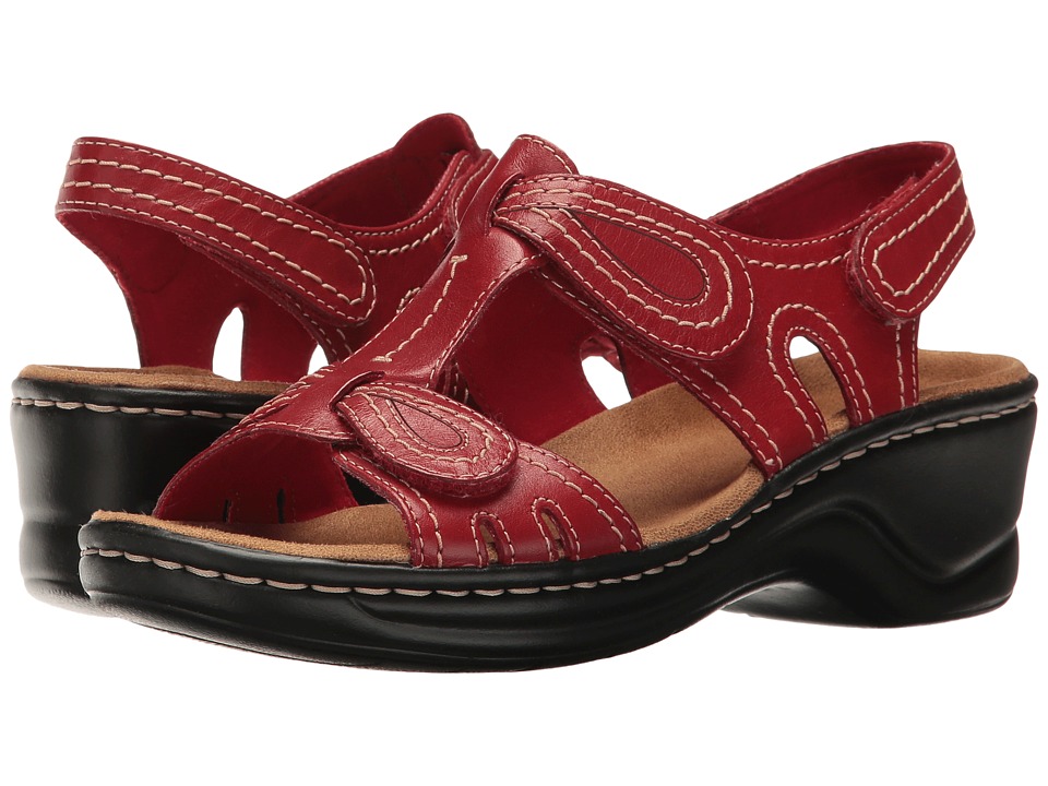 Clarks Lexi Walnut Q (Red) Sandals