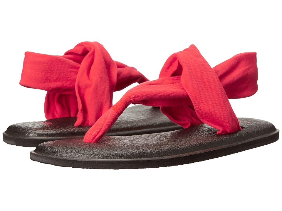 Sanuk Yoga Sling 2 (Bright Red) Sandals