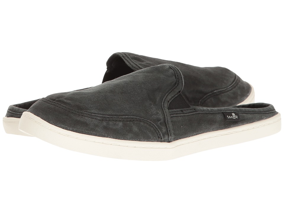 Sanuk Dree Me Cruiser (Washed Black) Slip-On Shoes