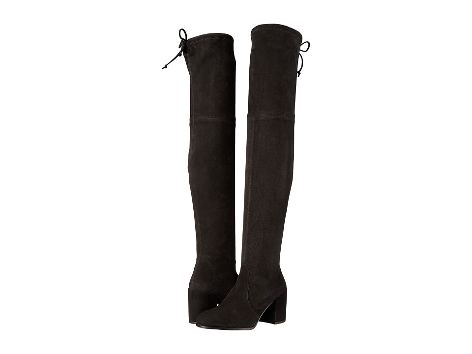 Stuart Weitzman Tieland (Black Suede) Women's Shoes