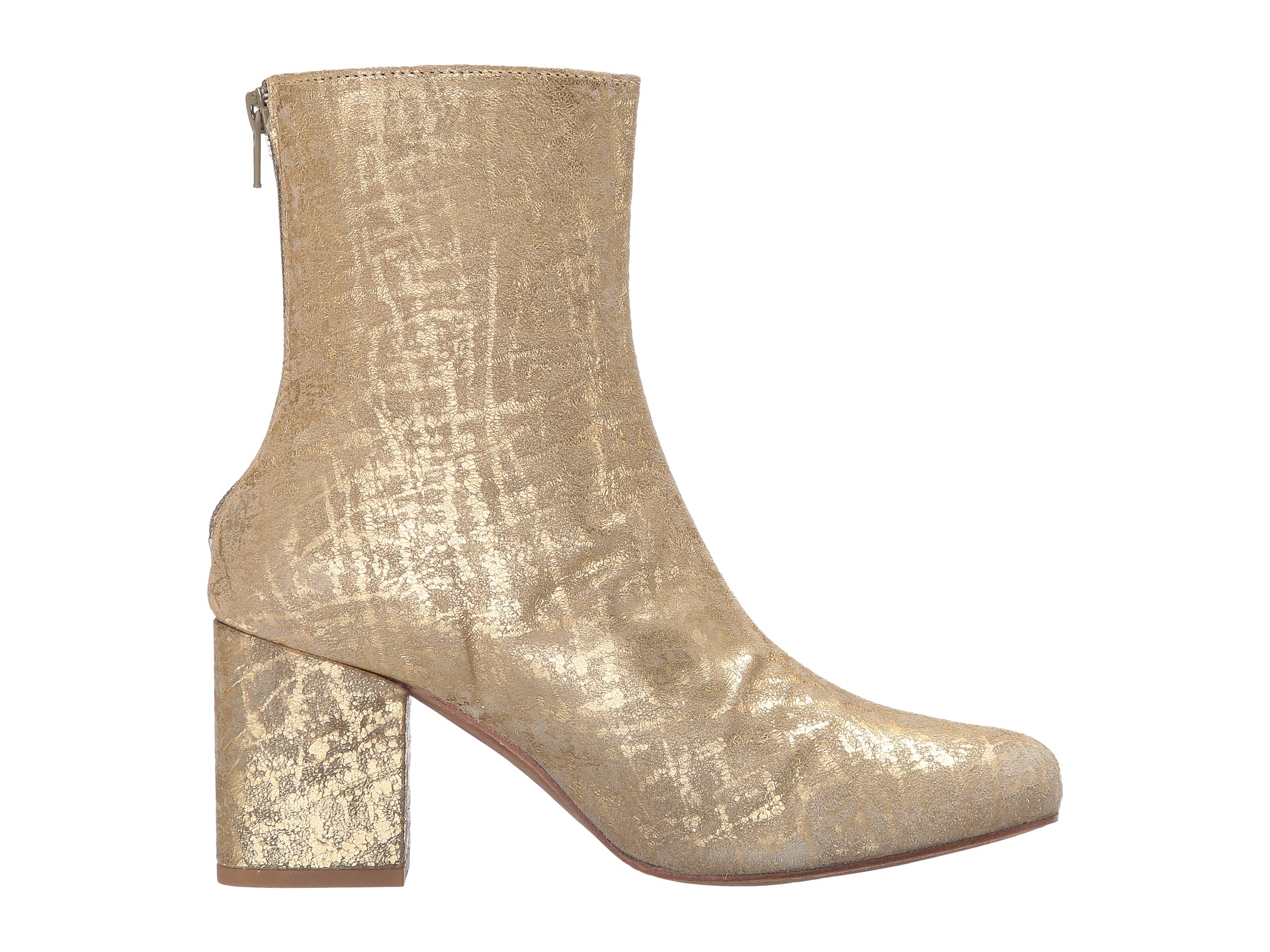 Free People Cecile Ankle Boot Gold - Zappos.com Free Shipping BOTH Ways