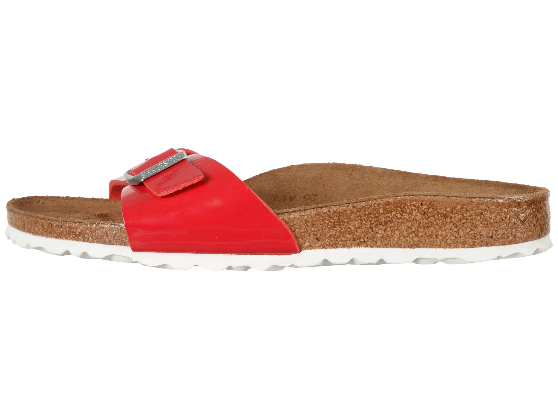 red patent madrid birkenstocks