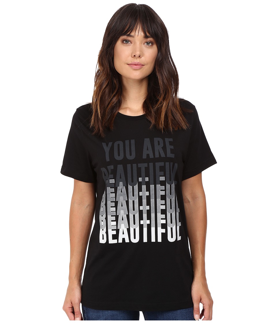 Life is Beautiful - Beautiful Repeat - Crew Neck Tee (Black) T Shirt