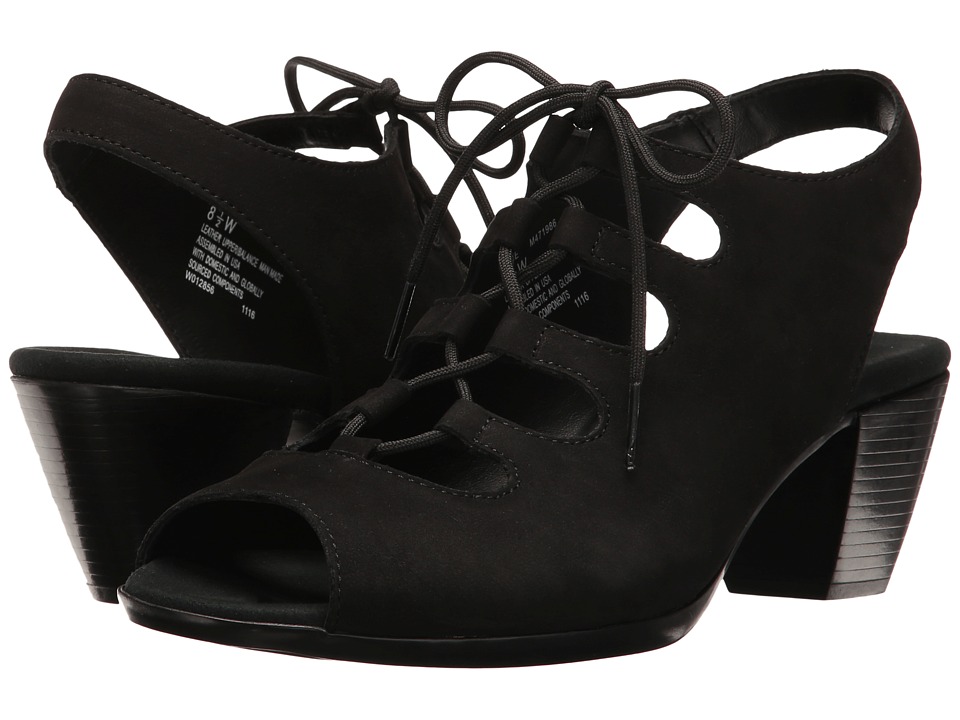 Munro Jillie (Black Nubuck) Women's Shoes