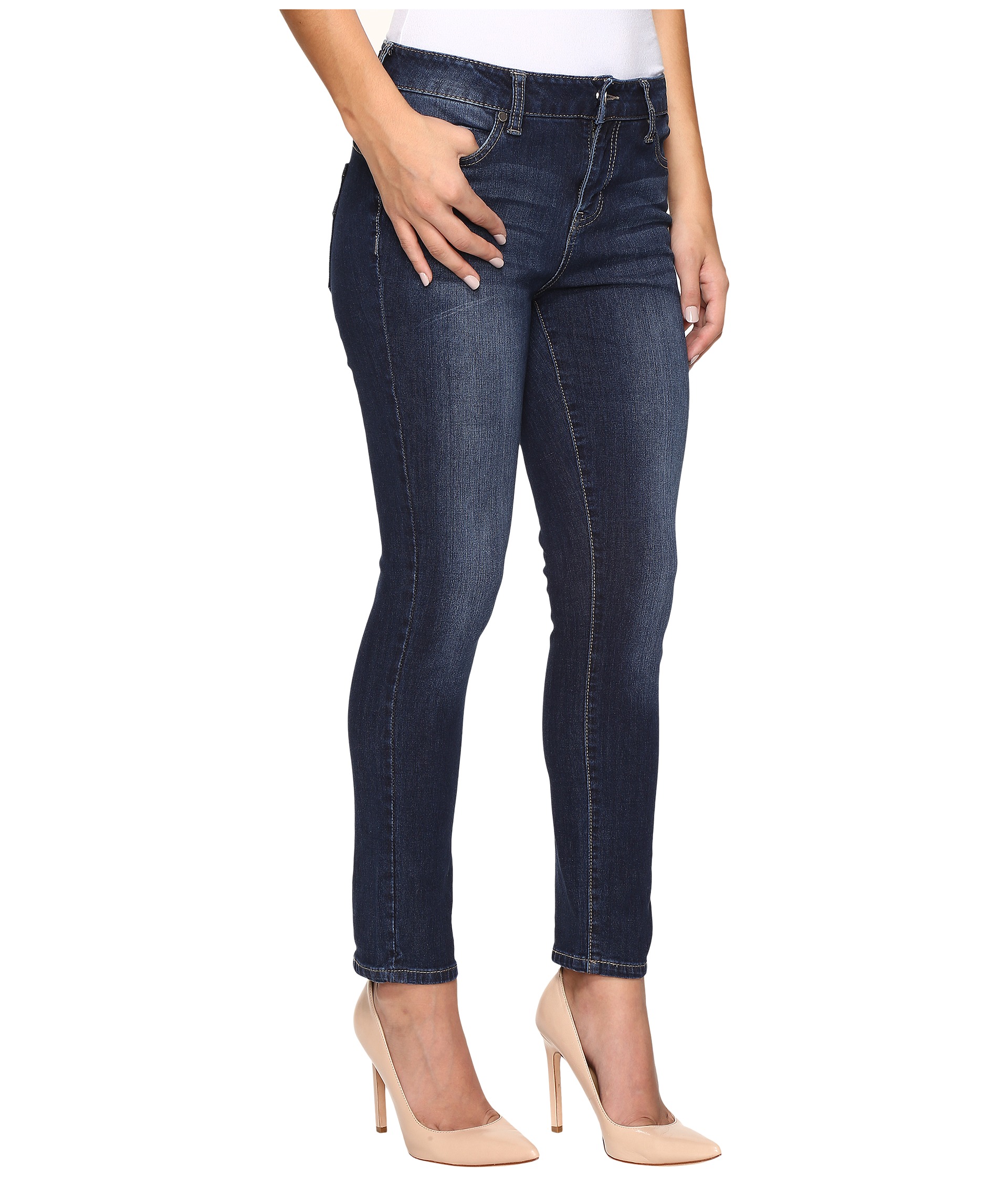 Liverpool Petite The Hugger 4-Way Stretch Skinny Jeans in Orion Medium ...