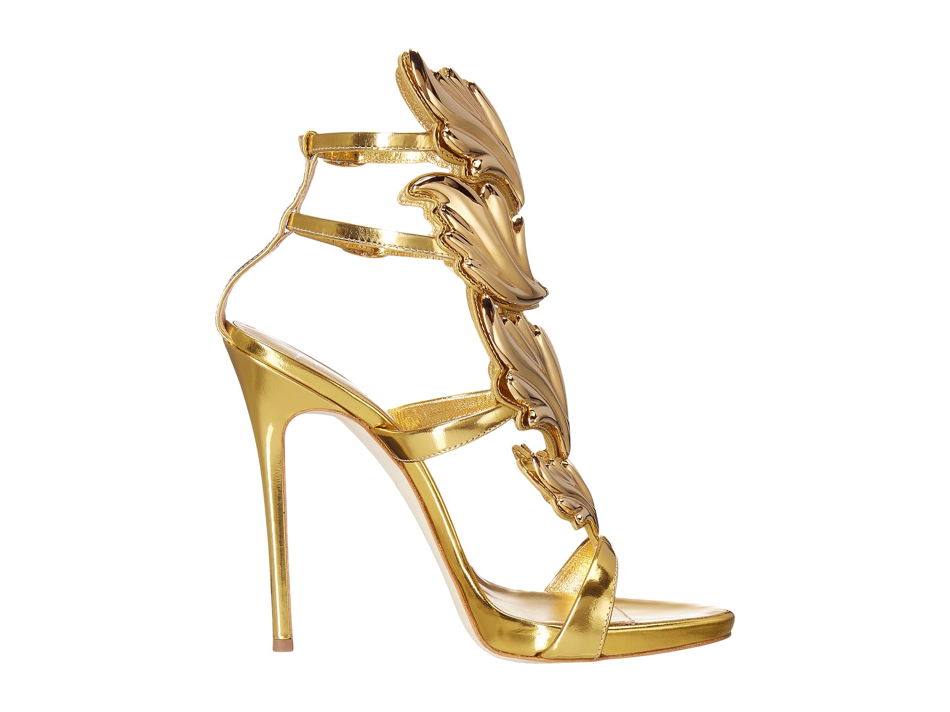 Giuseppe Zanotti Suede Winged Sandal at Zappos.com