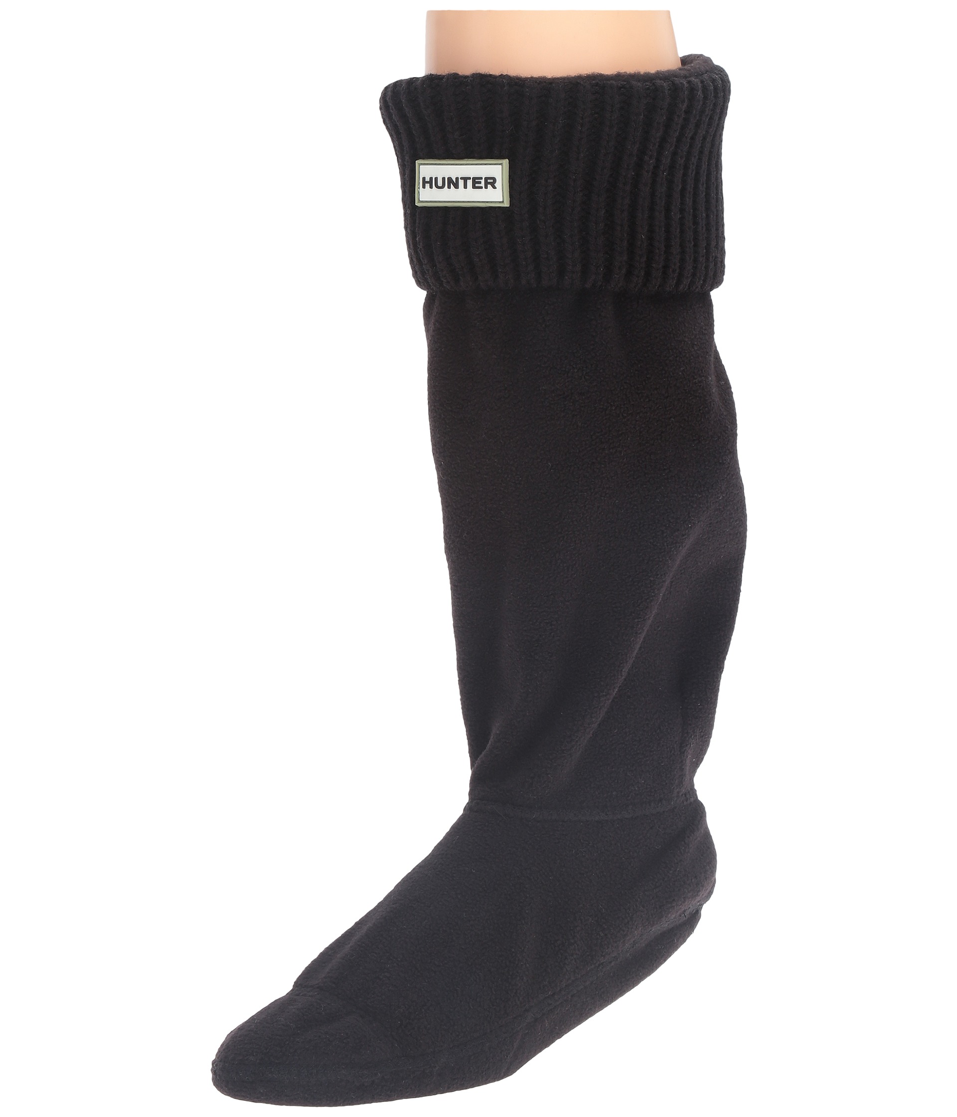 Hunter Rib Cuff Boot Socks Black - Zappos.com Free Shipping BOTH Ways