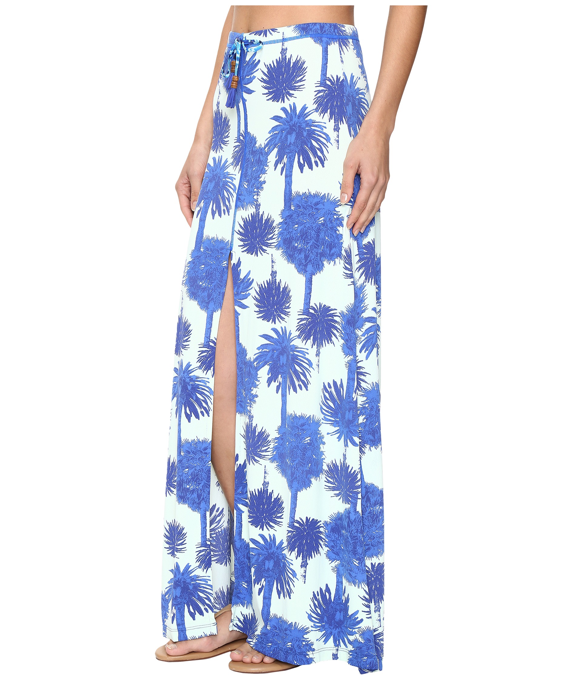Maaji Blue Lagoon Long Skirt Cover-Up Blue - Zappos.com Free Shipping ...
