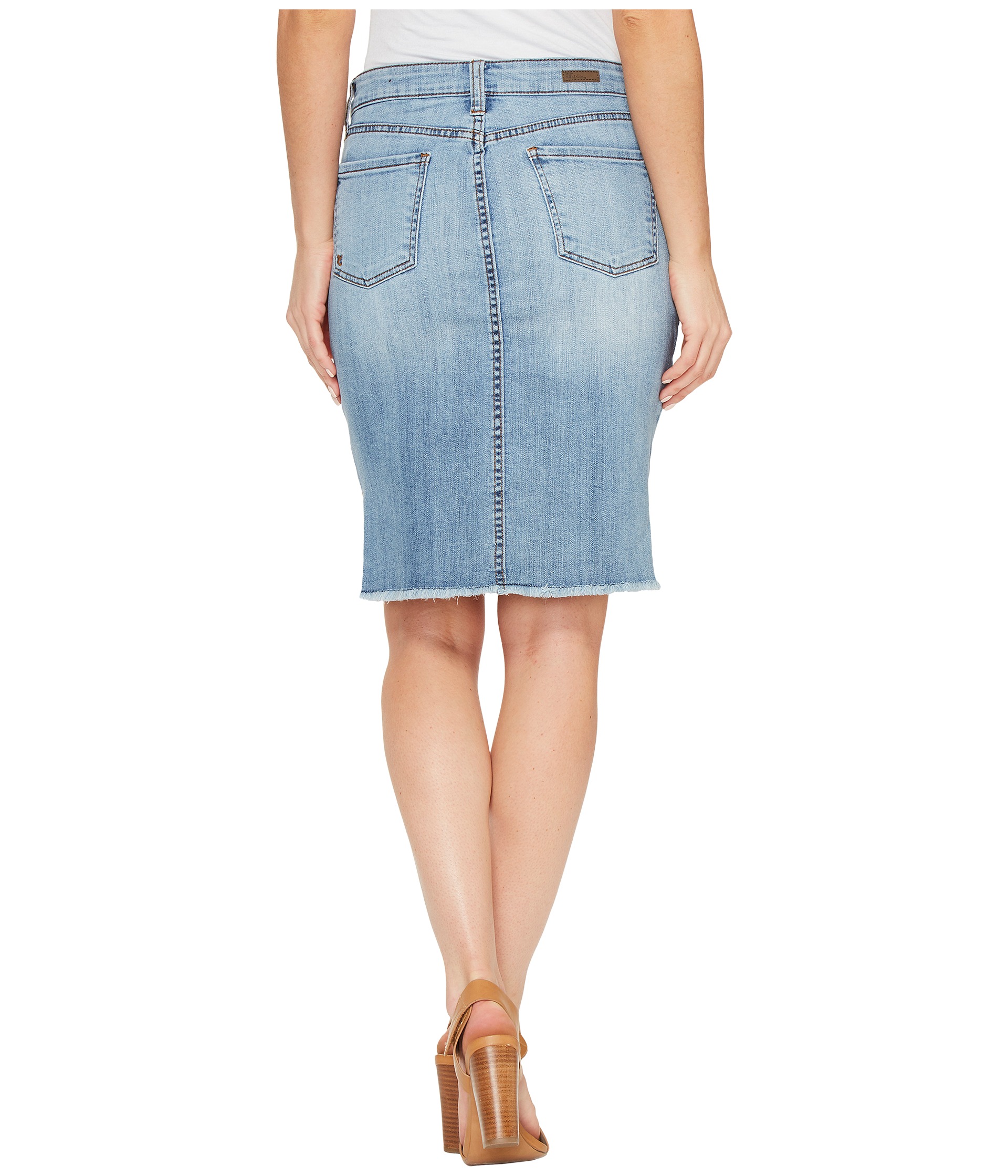 KUT from the Kloth Connie Hi-Low Skirt in Dashing at Zappos.com
