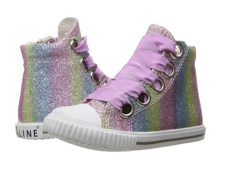 Amiana - 6-A0920 (Toddler/Little Kid/Big Kid/Adult) (Rainbow Ombre Glitter) Girls Shoes